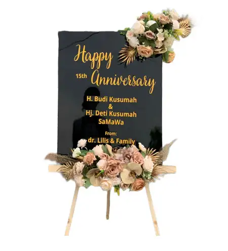 Papan Bunga Akrilik Kemas Rindo