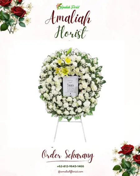 Krans Bunga Duka Kemas Rindo